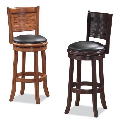 Boraam 24-Inch Sumatra Swivel Counter Stool Cappuccino - 48024