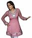 Beauty Pink Designer Ladies Tunic Top Blouse Kurta