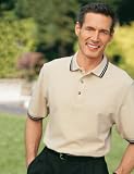 Port Authority mens short sleeve herringbone sport shirt (K429)