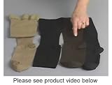 Jobst for Men Ribbed THIGH HIGH Firm Compression 20-30mmHg M - Black