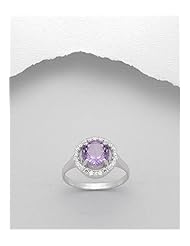 CZ Ring In 92.5 Sterling Silver