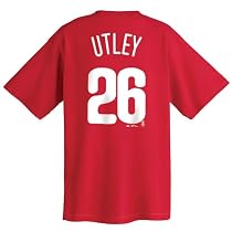 Chase Utley Philadelphia Phillies Name and Number Tee
