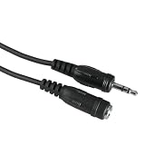 Hama 30448 Connectique Rallonge 1 Jack femelle st�r�o 3,52 mm  / 1 Jack m�le st�r�o 3,52 mm 2,50 mpar Hama