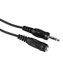 Hama - 30448 - Connectique - Rallonge 1 Jack femelle st�r�o 3,52 mm  / 1 Jack m�le st�r�o 3,52 mm - 2,50 m