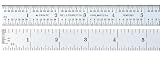 Starrett C604RE-6 6-Inch Steel Rule with Inch Graduations