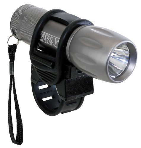 M-Wave 9-LED Alloy Bicycle Flashlight