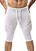 Surenow Men's Front Tie Sports Pants Workout Pants Bike Pants Jammers Elastic waist Stretch for ease of movemen Professional design for bicycle sports Comfortable Flexible and Tight fitting