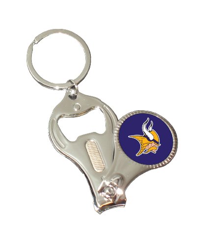 NFL Minnesota Vikings 3-in-1 Nailclipper Keychain
