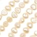 White Freshwater Cultured Small Nugget Pearls 5mm / 15.5 Inch Strand