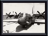 Art Poster Metal Framed Print - Ac-130 Gunship, - Artist: National Archive- Poster Size: 8 X 10
