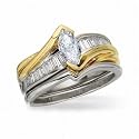 1 ct dtw marquise set