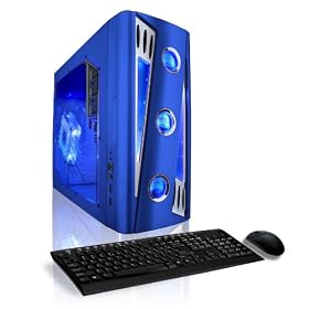 CybertronPC X-Cruiser2 CINN21202U, Blue, Intel Pentium Dual Core E5200 , 4096MB, 500Gb, DVD+-RW Dual Layer Burner Drive, GeForce 9500GT, 400 Watt Power Supply, Windows Vista Home Premium 64-Bit, 1 Year Parts & Labor Warranty