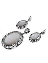 Sterling Silver Sets With Stone