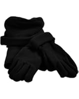 Solid Color Polyester 3 Piece Fleece Hat, Scarf & Glove Women's Winter Set