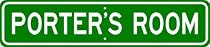 PORTER ROOM SIGN - Personalized Gift Boy or Girl, Aluminum