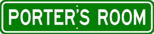 PORTER ROOM SIGN - Personalized Gift Boy or Girl, Aluminum