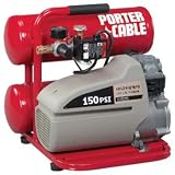 Porter Cable 2.5 Peak HP, 4-Gallon Twin-Stack Air Compressor