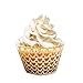 Heart Cupcake Wrappers x 100pcs in shimmering ivory white. 22 different wraps to make your wedding or birthday occasion special.