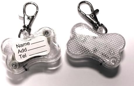 LED Bone Shaped Saftey Light (Clear, 1-Pack)