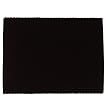 Casual Solid Ribbed Placemat - Black