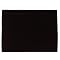Casual Solid Ribbed Placemat - Black