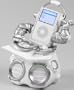 KNG FUNKit DJ Animated Speaker System for iPod (Silver)