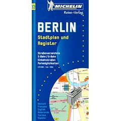 Michelin Berlin Street Map No. 33 (Michelin Maps & Atlases)