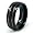 8mm Black Titanium Ring - Size 10