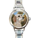 Limited Edition Violano Italian Charm Watch Dachshund Wirehaired
