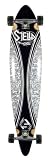 46 Complete 8 Ply Maple Longboard Skateboard New Black