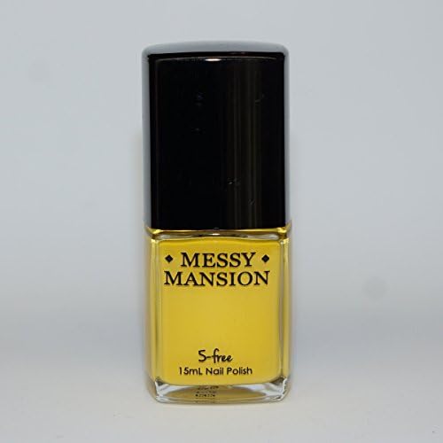 MESSY MANSION "Banana Bender" Yellow Nail Art Stamping Polish 15mL 5-Free