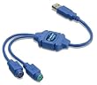 TRENDnet USB to PS/2 Converter TU-PS2 (Blue)