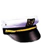 Admiral Hat Adult Size Sea Captain Naval Uniform Gilligans Island Costume Hat