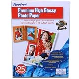  : PurePrint Premium High Glossy Photo Paper - 8.5inx11in (25 Sheets)