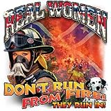 Firefighter Women Rebel Adult Long Sleeve T-Shirt