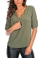 Bleu Marine Blusa Mylene (Caqui)