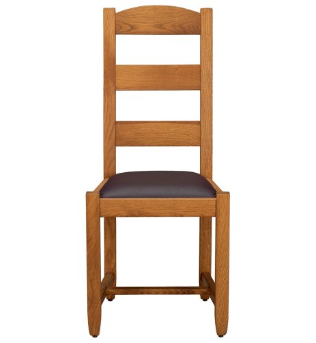 2 Hemsley Leather Seat Dining Chairs