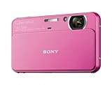 Sony DSC-T99P Digitalkamera (14 Megapixel, 4-fach opt. Zoom, 7,5 cm (3 Zoll) Display, HD Video) pink