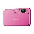 Sony DSC-T99P Digitalkamera (14 Megapixel, 4-fach opt. Zoom, 7,5 cm (3 Zoll) Display, HD Video) pink