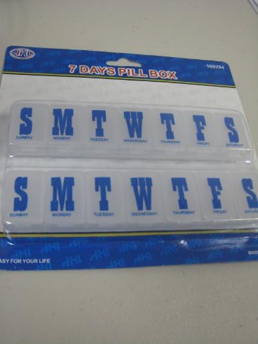 2 Pack 7 Day Pill Box