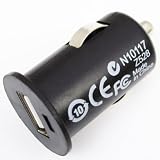 GSI Super Quality Universal In-Car USB To Cigarette Lighter Port Rapid 1000mAh Charger Adapter - For Apple iPhone, Blackberry, Palm, HTC, Droid Smart Phones, MP3/MP4 Players, CD/DVD, Gaming Stations And All USB Devices