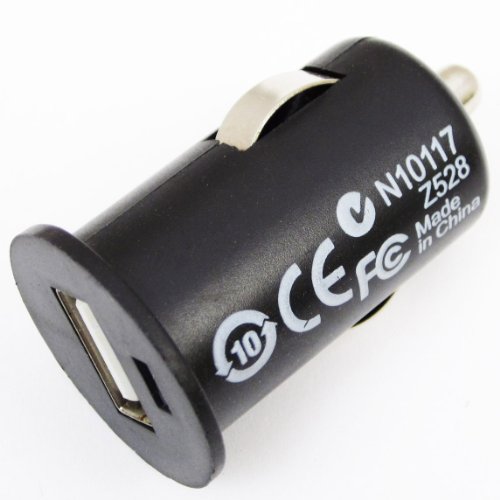 GSI Super Quality Universal In-Car USB To Cigarette Lighter Port Rapid 1000mAh Charger Adapter - For Apple iPhone, Blackberry, Palm, HTC, Droid Smart Phones, MP3/MP4 Players, CD/DVD, Gaming Stations And All USB Devices