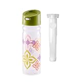 Tritan BPA Free Water Bottle - 24 oz Brights with Pop Lid and Chiller Ice Stick