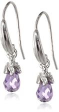 Sterling Silver Briolette Dangle Earrings