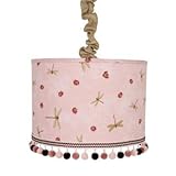 Hanging Drum Shade with Cord Cover