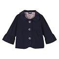 Juniors' Uniform Fashion Twill Jacket - Navy
