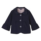 Girls' Uniform Fashion Twill Jacket - Navy