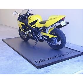 Park Smart Motorcycle Garage Mat: Silver 4.5' X 9'