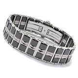 Croton Ceramic / Tungsten / Stainless Steel 8.5" Bracelet