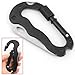 LSD Mountain Climbin Tool,stainless Steel EDC 5 in 1 Aluminum Climbing Carabiner Hook Gear Multi-functional Tool Buckle Rock Lock Keychain